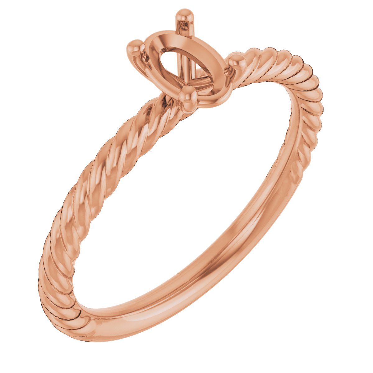 Rope Solitaire Ring