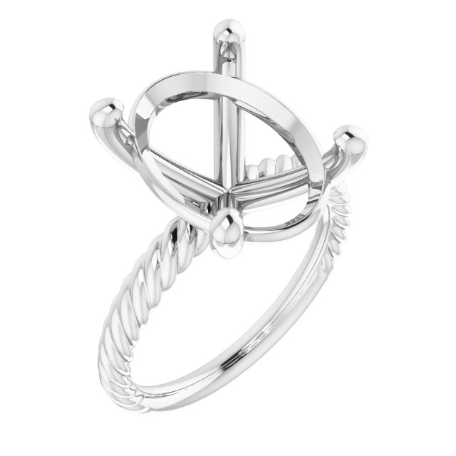 Rope Solitaire Ring