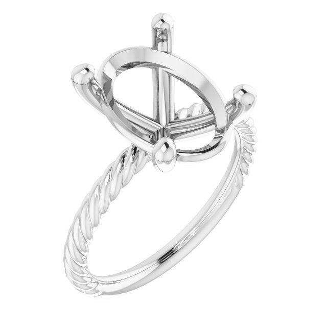 Rope Solitaire Ring