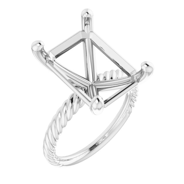 Rope Solitaire Ring
