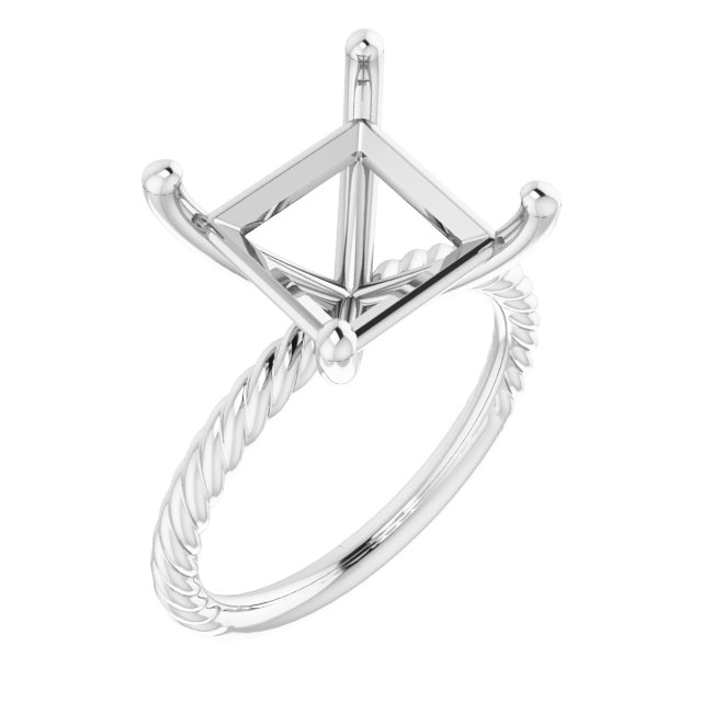 Rope Solitaire Ring