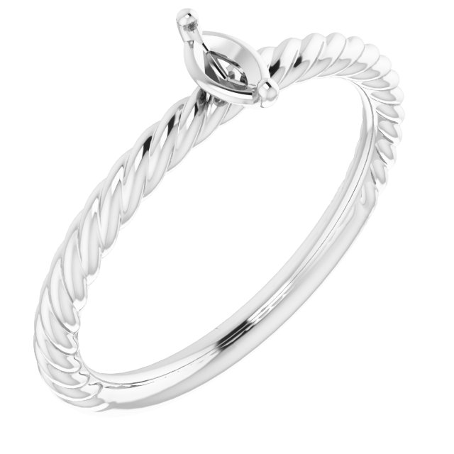 Rope Solitaire Ring