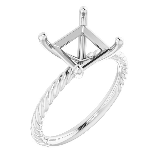 Rope Solitaire Ring