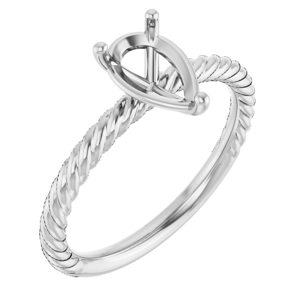Rope Solitaire Ring