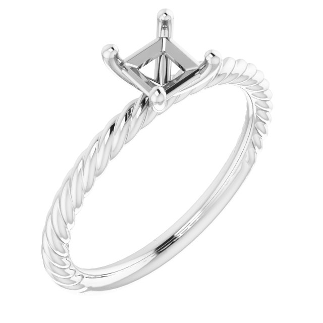 Rope Solitaire Ring