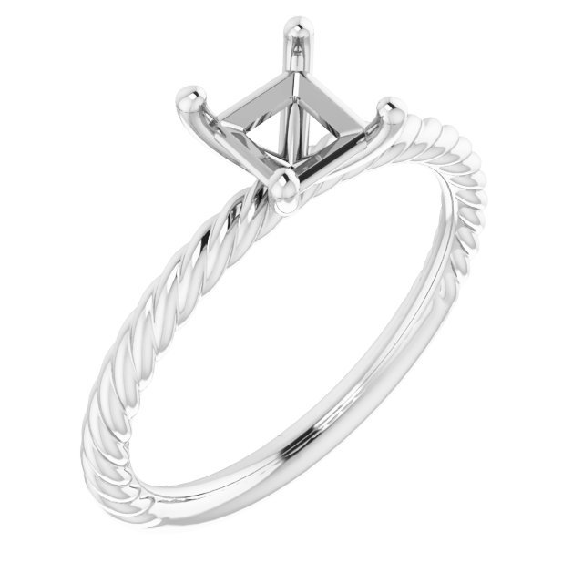 Rope Solitaire Ring