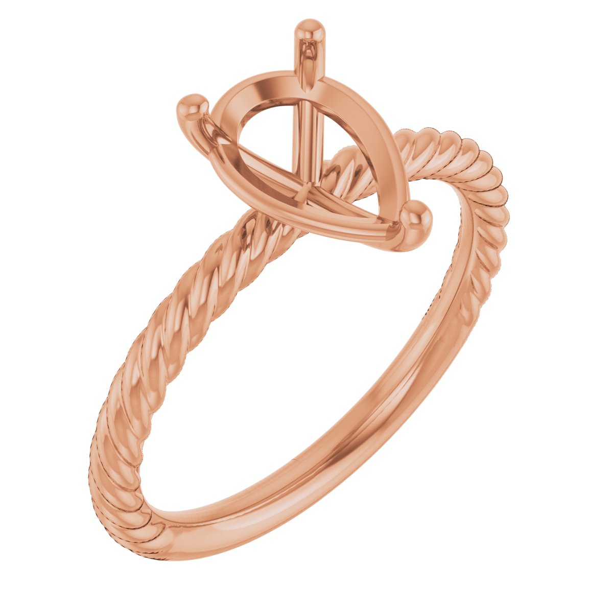Rope Solitaire Ring