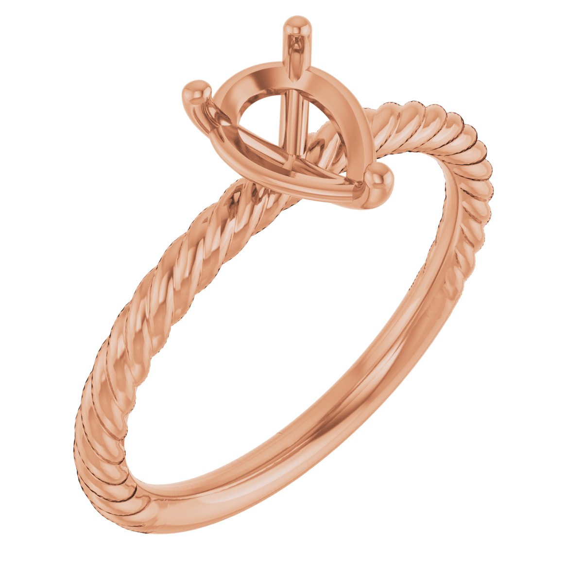 Rope Solitaire Ring