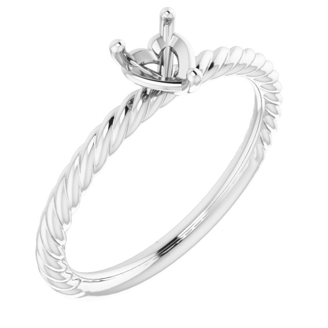 Rope Solitaire Ring