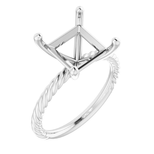 Rope Solitaire Ring