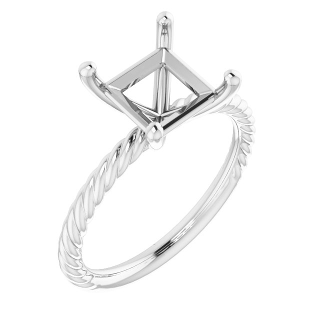 Rope Solitaire Ring