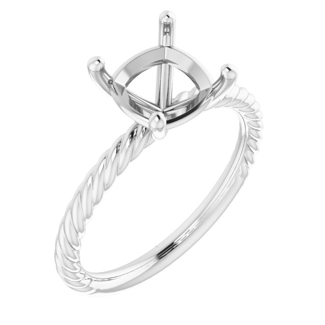 Rope Solitaire Ring