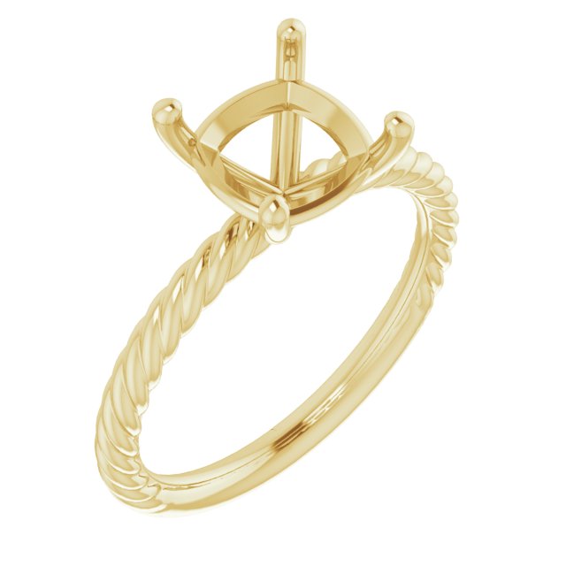 Rope Solitaire Ring