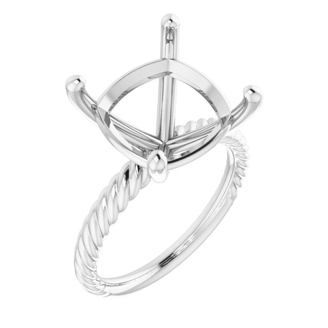 Rope Solitaire Ring