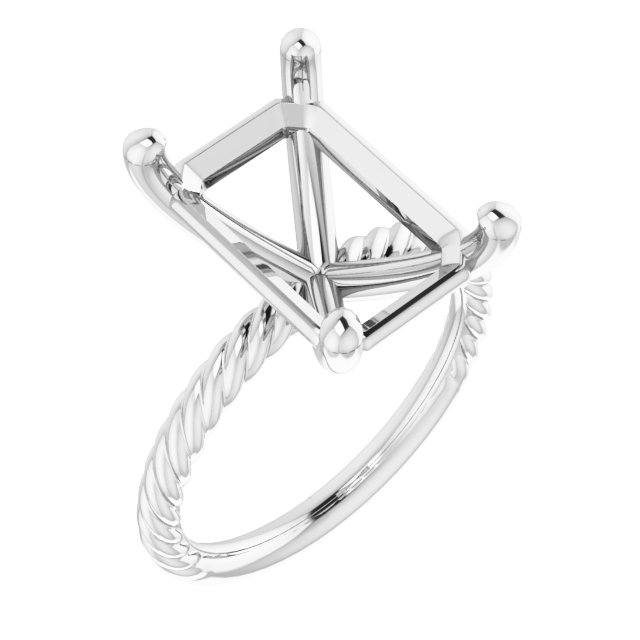 Rope Solitaire Ring