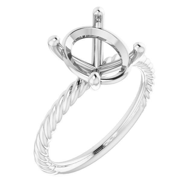 Rope Solitaire Ring