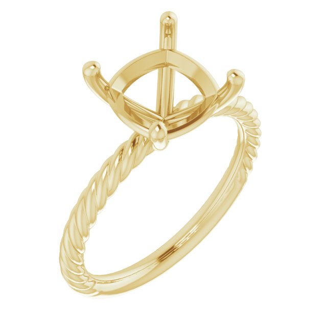 Rope Solitaire Ring
