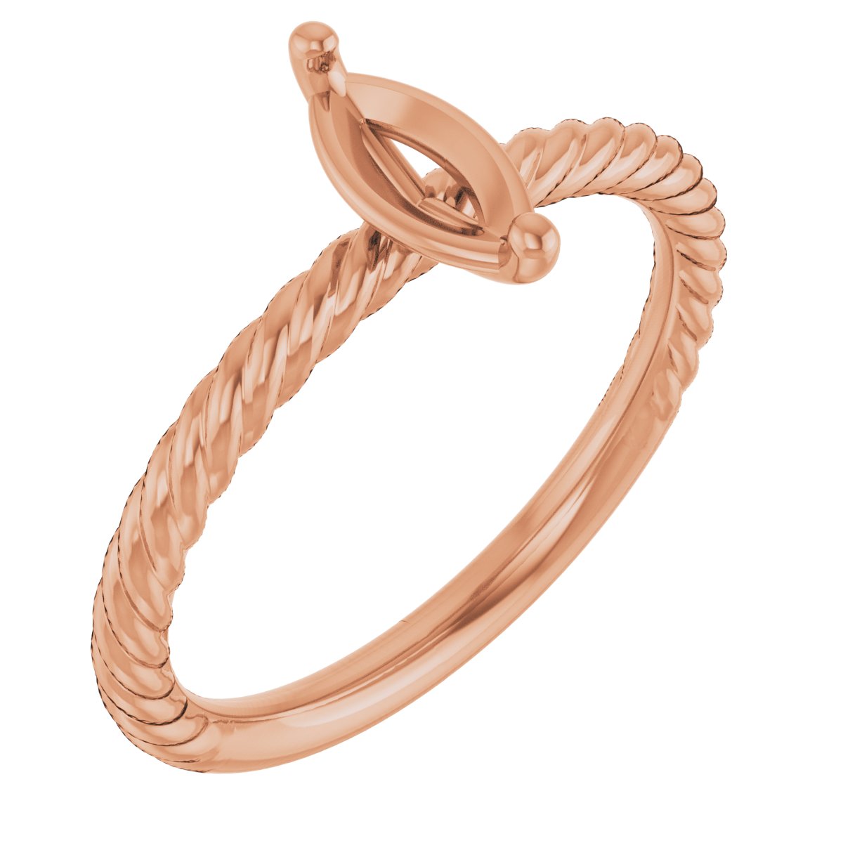 Rope Solitaire Ring