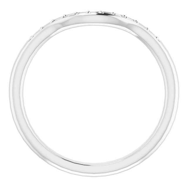 Band Mounting for 4.5x4.5 mm Square Ring view 2
