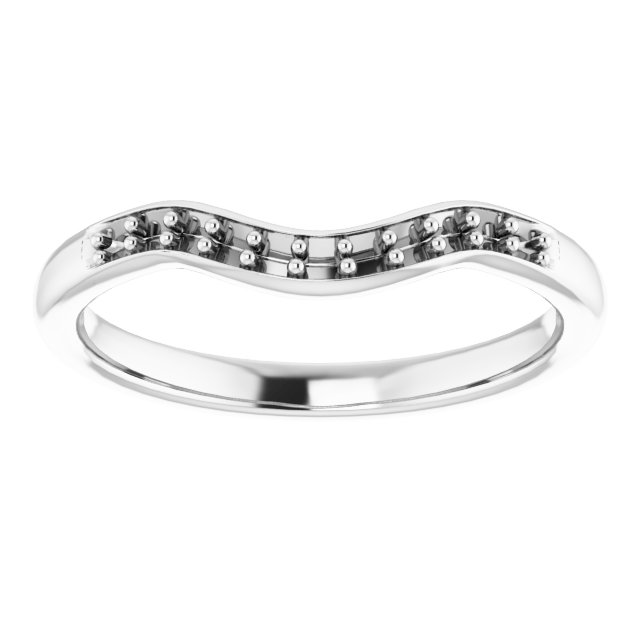 Band Mounting for 4.5x4.5 mm Square Ring view 3