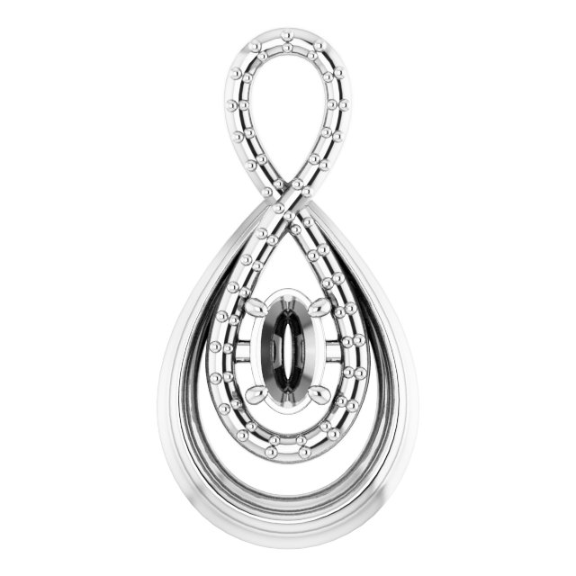 14k White Gold