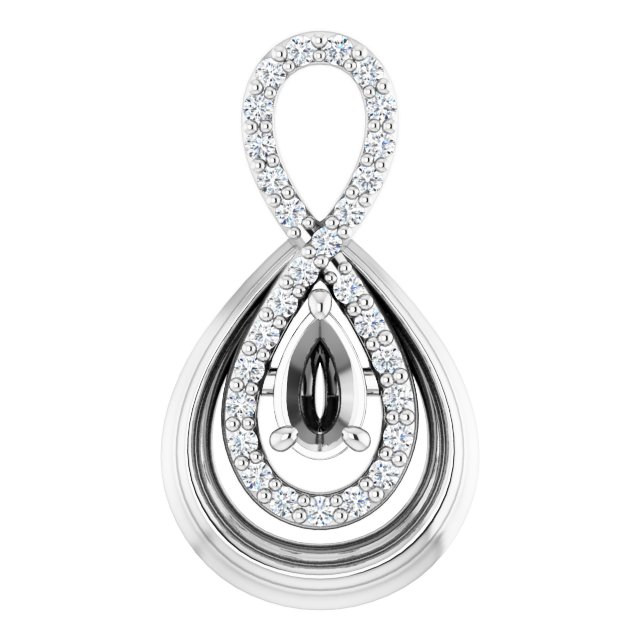 14k White Gold