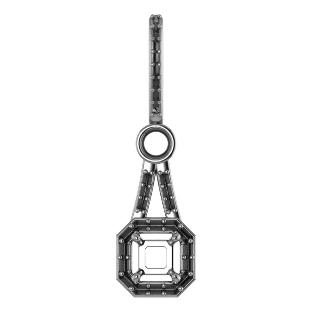 10x10 mm Heart Pendant Mounting