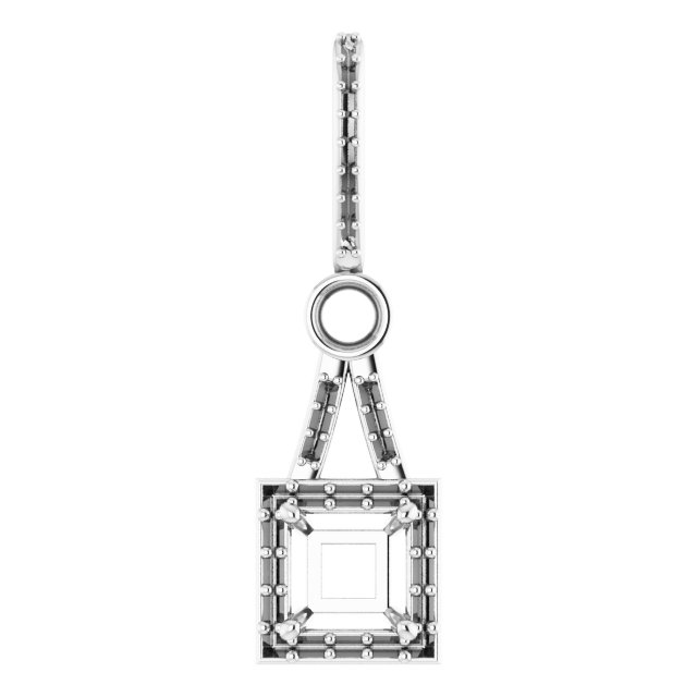 Accented Halo-Style Pendant
