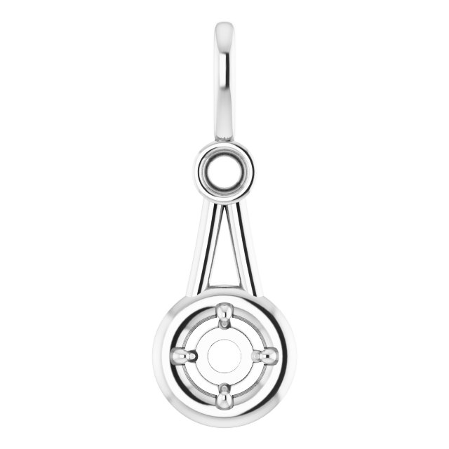 Accented Bezel-Style Pendant