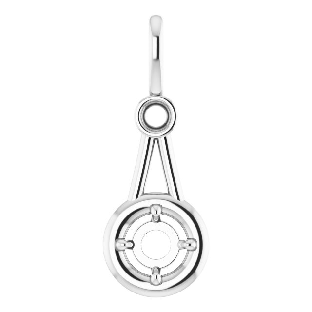 Accented Bezel-Style Pendant