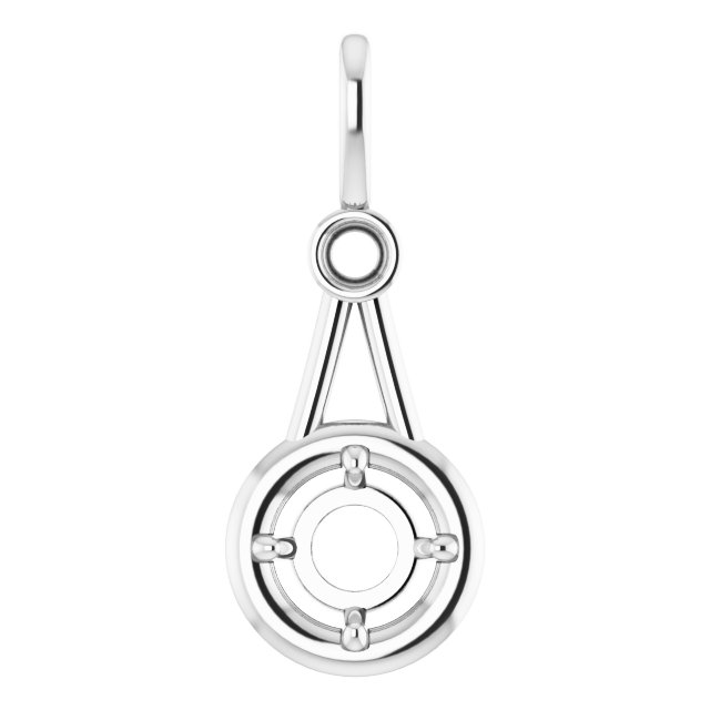 Accented Bezel-Style Pendant