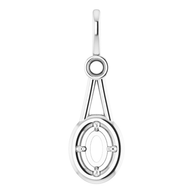 Accented Bezel-Style Pendant