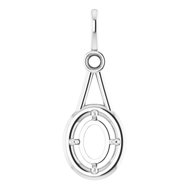 Accented Bezel-Style Pendant