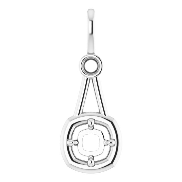 Accented Bezel-Style Pendant