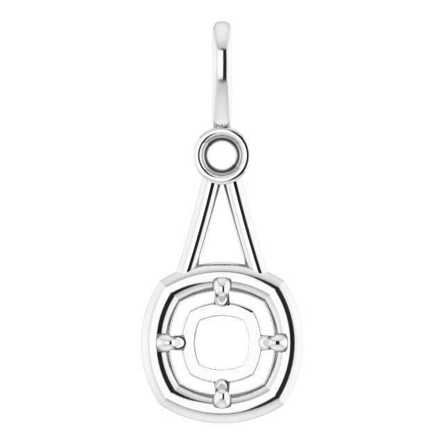 Accented Bezel-Style Pendant