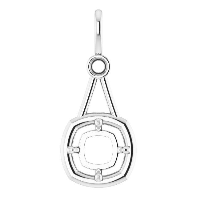 Accented Bezel-Style Pendant