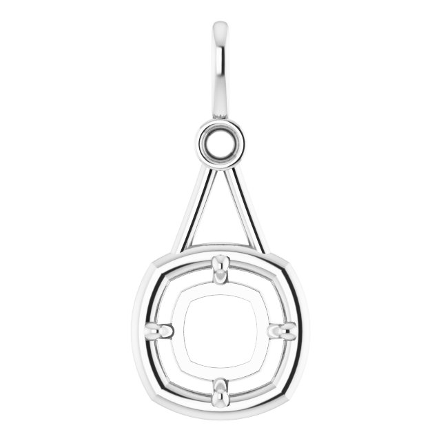 Accented Bezel-Style Pendant
