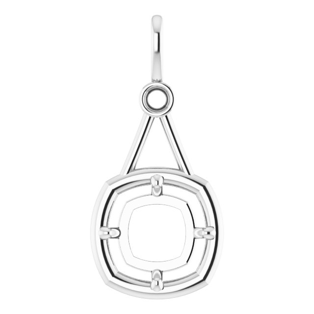 Accented Bezel-Style Pendant