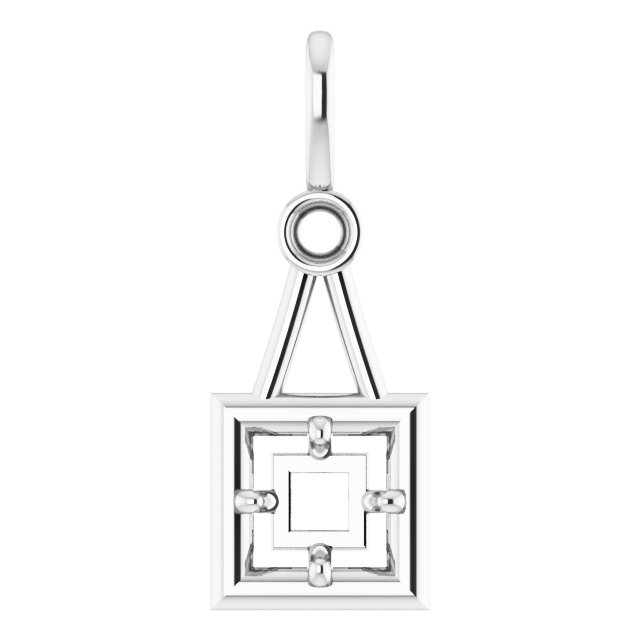 Accented Bezel-Style Pendant