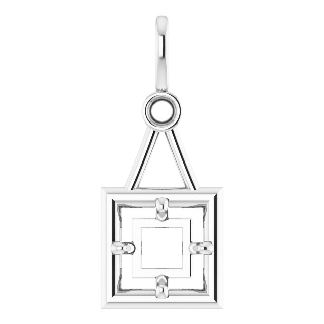Accented Bezel-Style Pendant