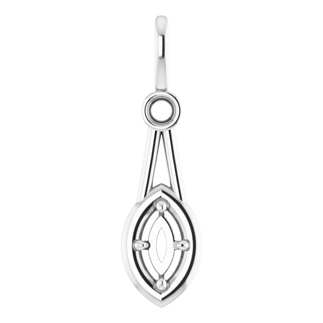 Accented Bezel-Style Pendant