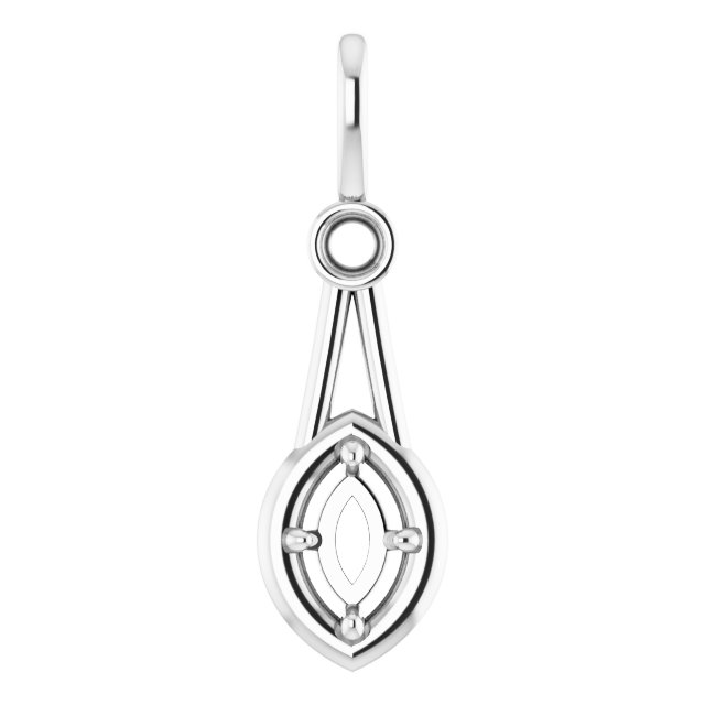 Accented Bezel-Style Pendant