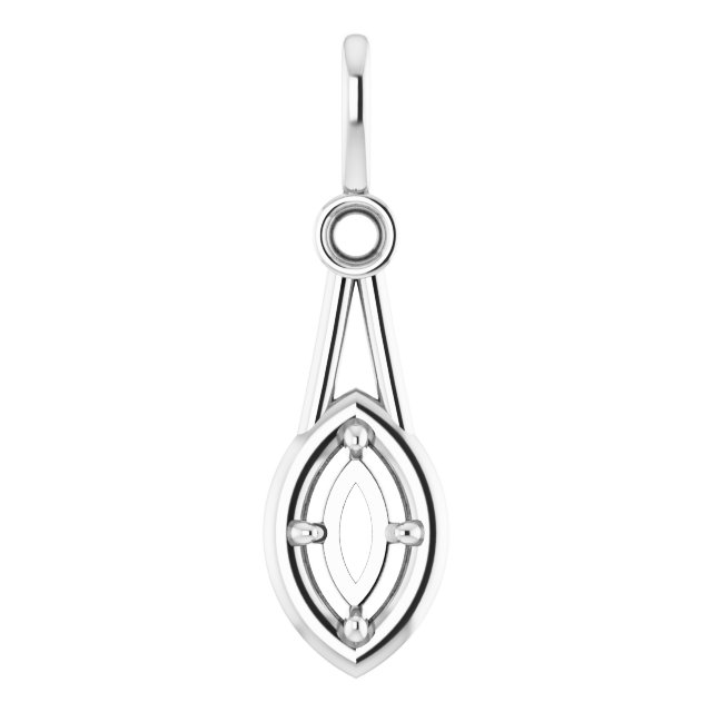 Accented Bezel-Style Pendant