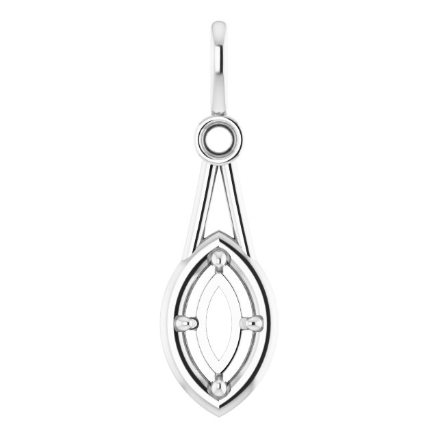 Accented Bezel-Style Pendant