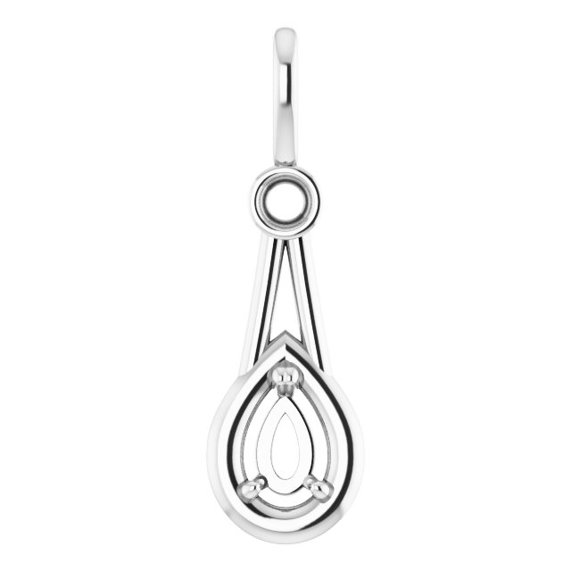 Accented Bezel-Style Pendant