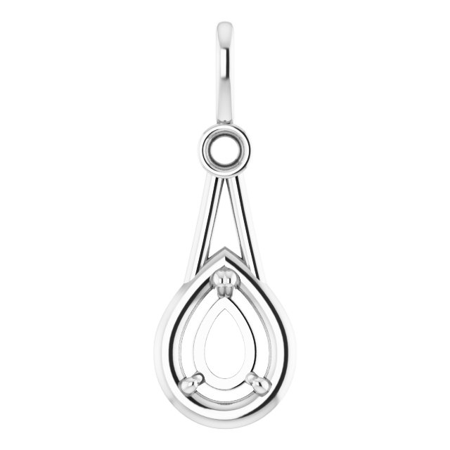 Accented Bezel-Style Pendant