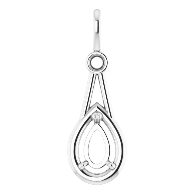 Accented Bezel-Style Pendant