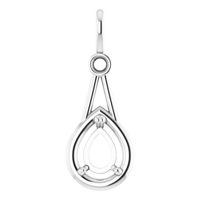 Accented Bezel-Style Pendant
