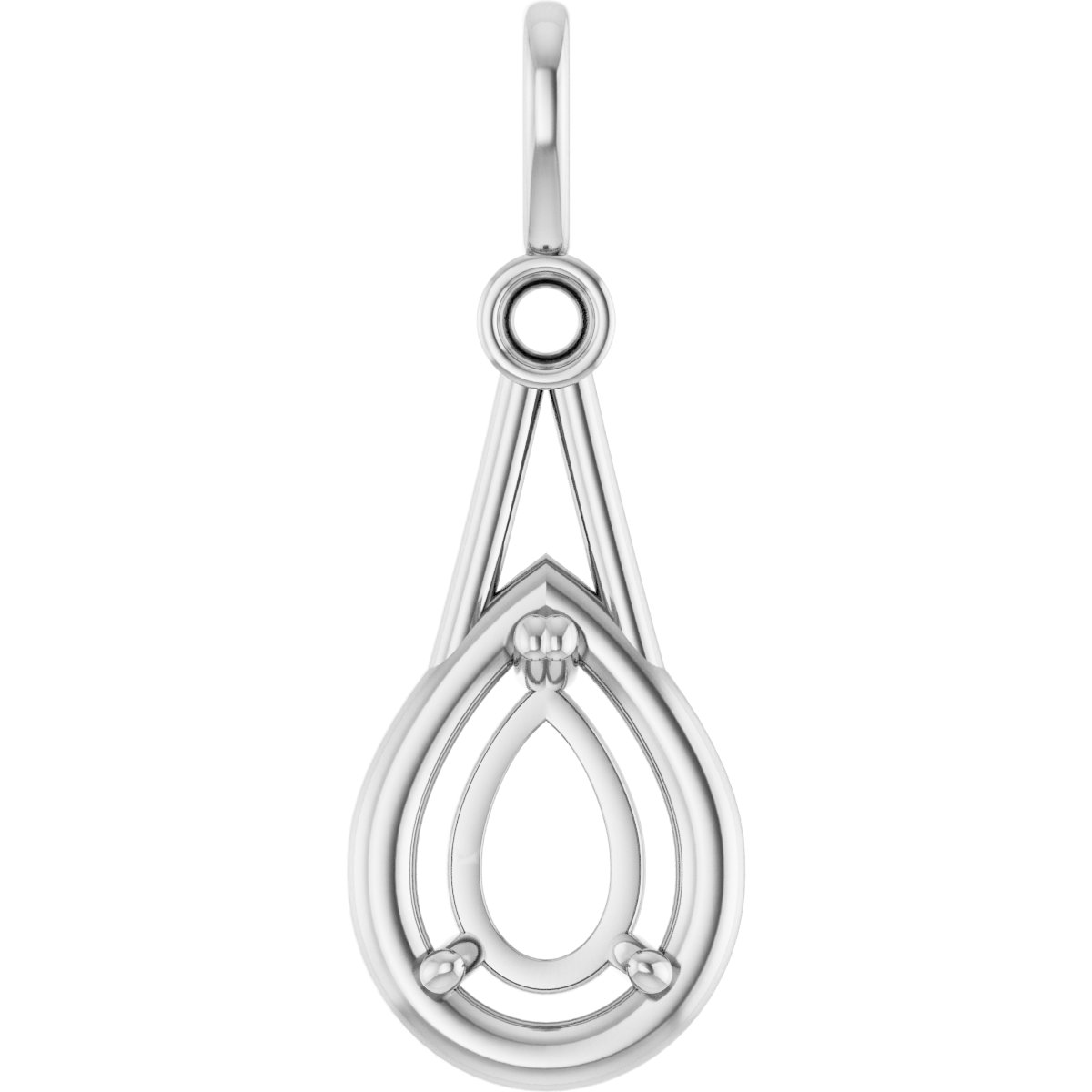 Accented Bezel-Style Pendant