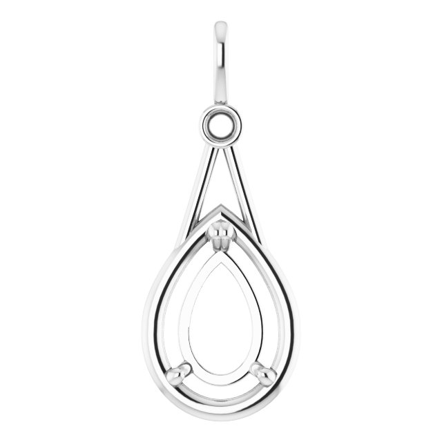 Accented Bezel-Style Pendant